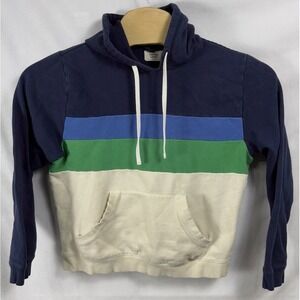 Marine Layer Archive Hoodie Mens M Colorblock Pullover‎ Sweatshirt Read**